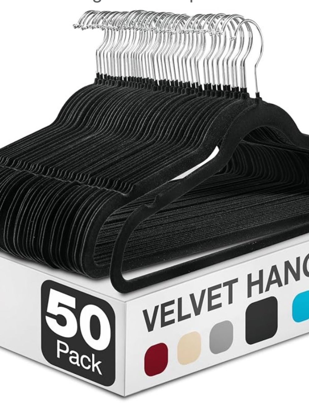 🆕 Zober 50 Velvet Hangers